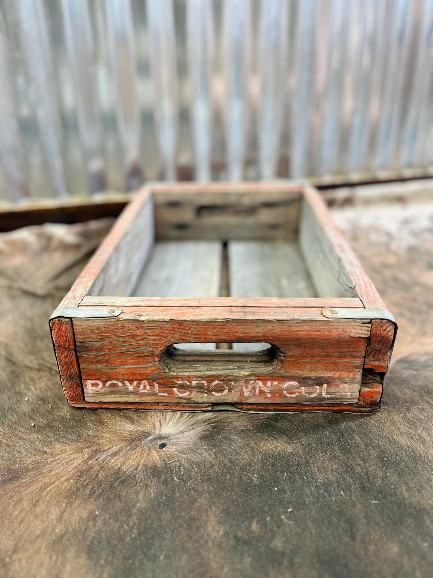 Vintage 1974 "RC" Royal Crown Cola Crate