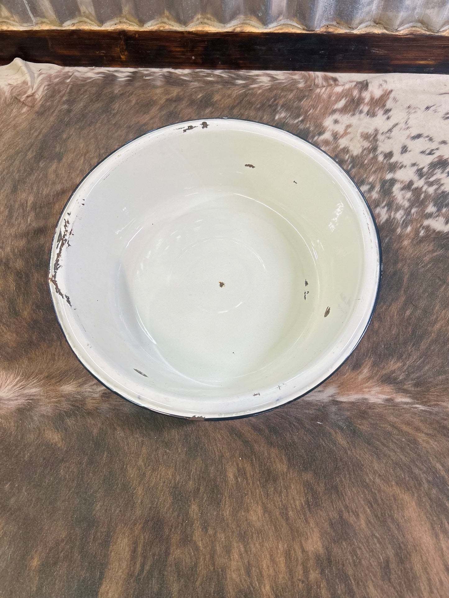 Vintage Large Ceramic Wash Tub