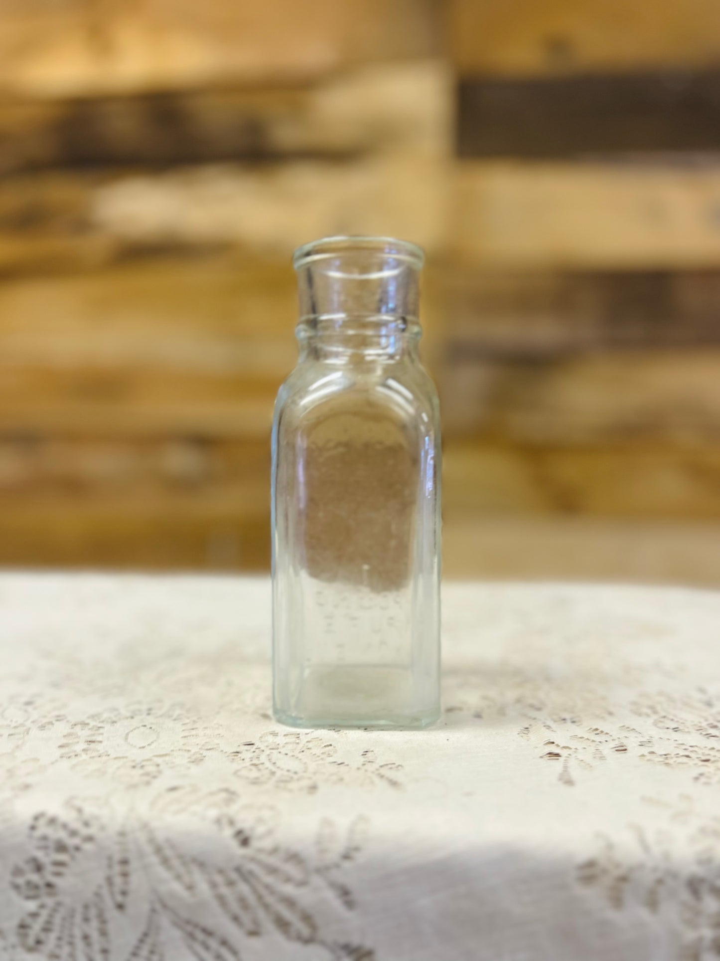 Vintage 1 lb Pure Honey Acres Bottle