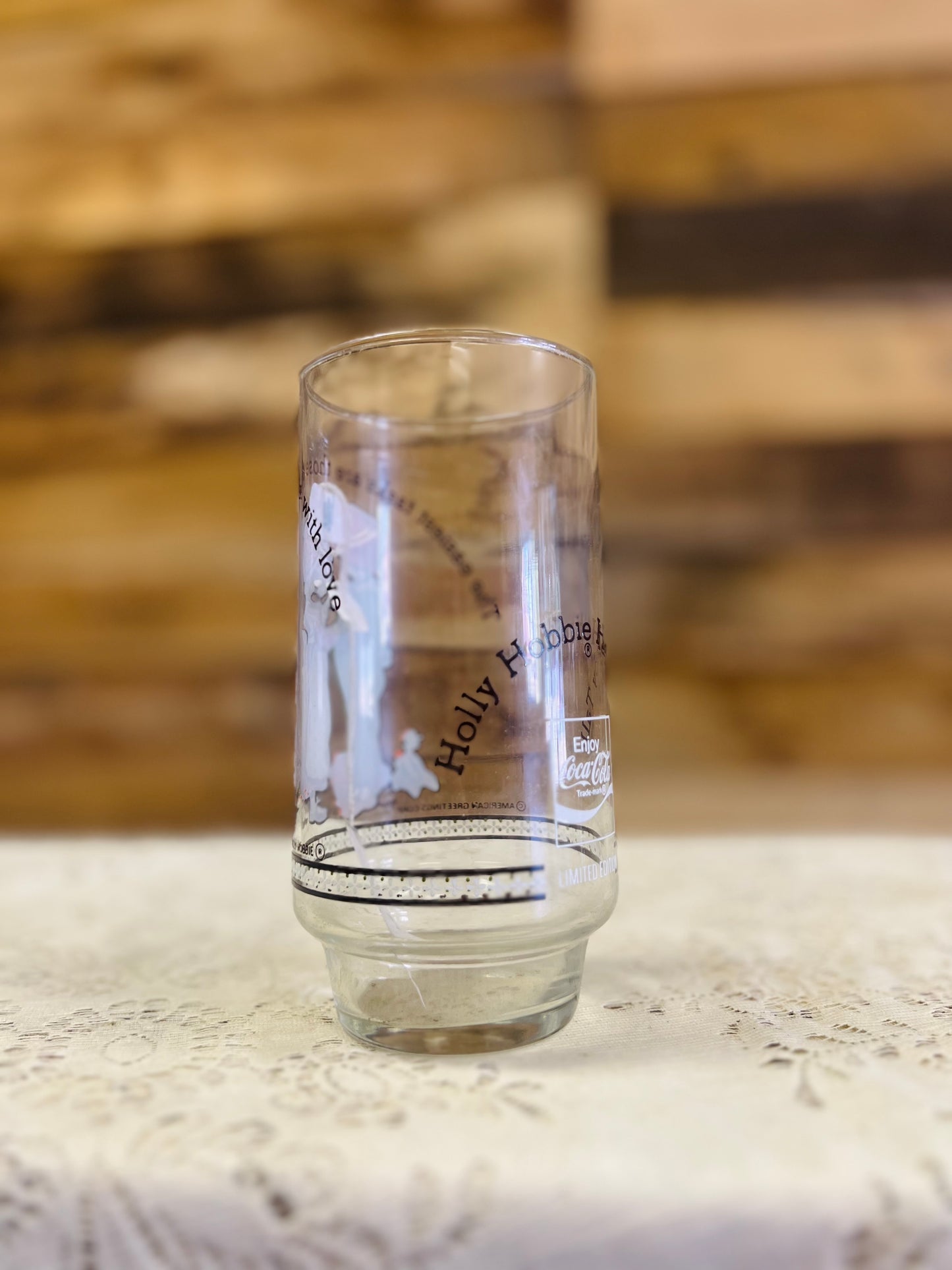 Vintage Holly Hobbie Glass Cup