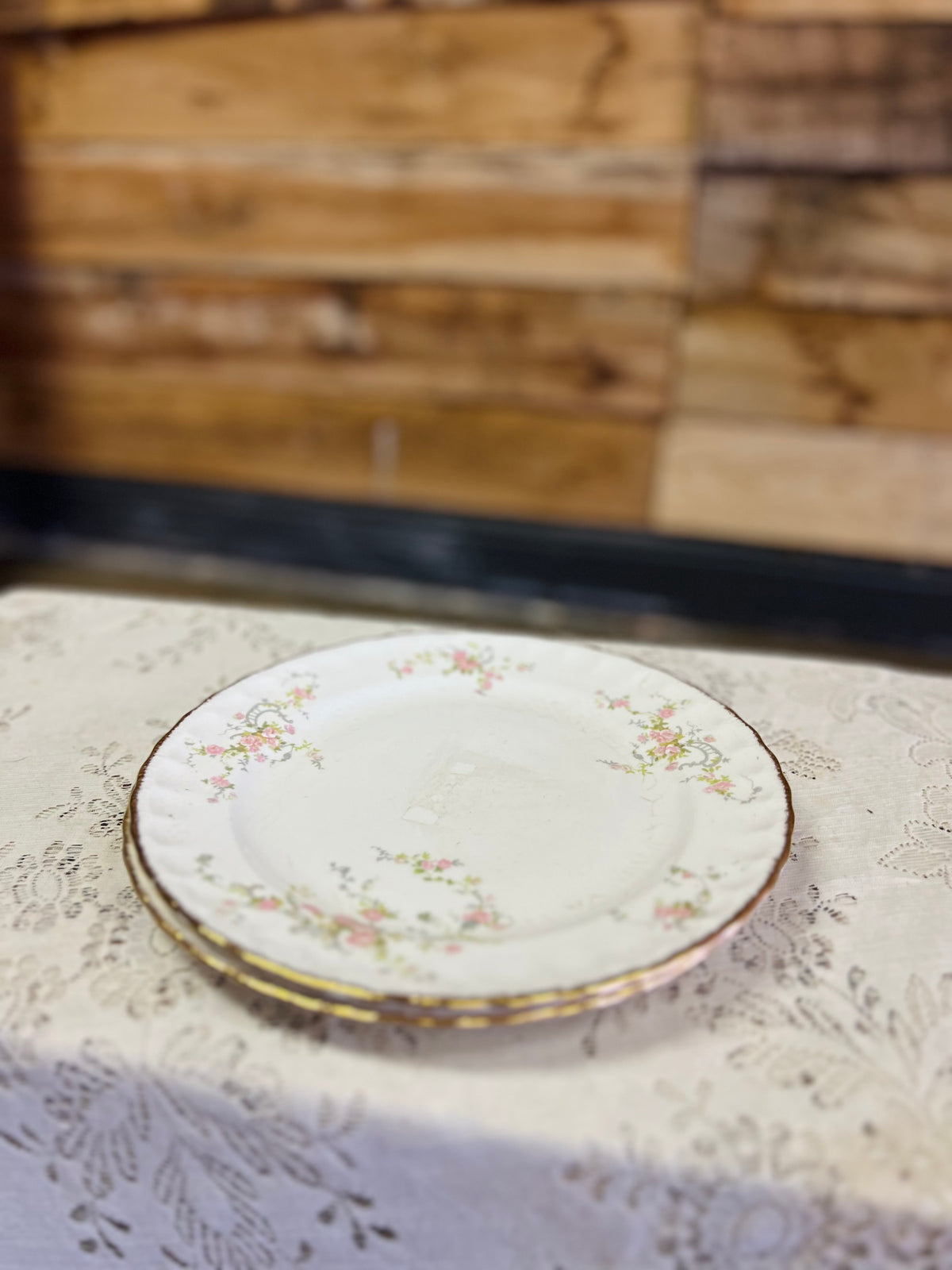Vintage Pope-Gosser Floral Plates