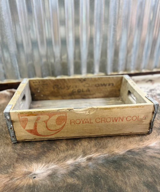 Vintage 8-74 "RC" Royal Crown Cola Crate