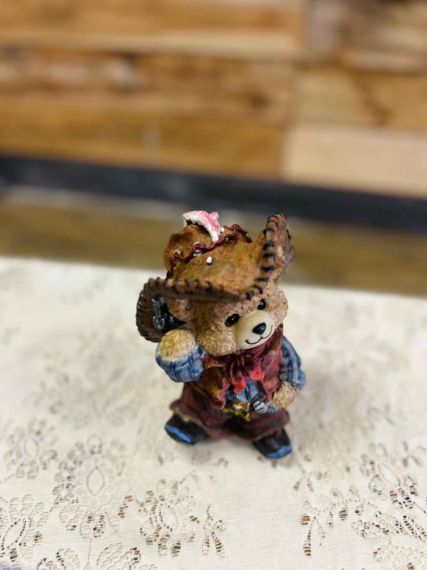 Vintage 1994 Boyds Bears Western Cowboy Teddy Figurine
