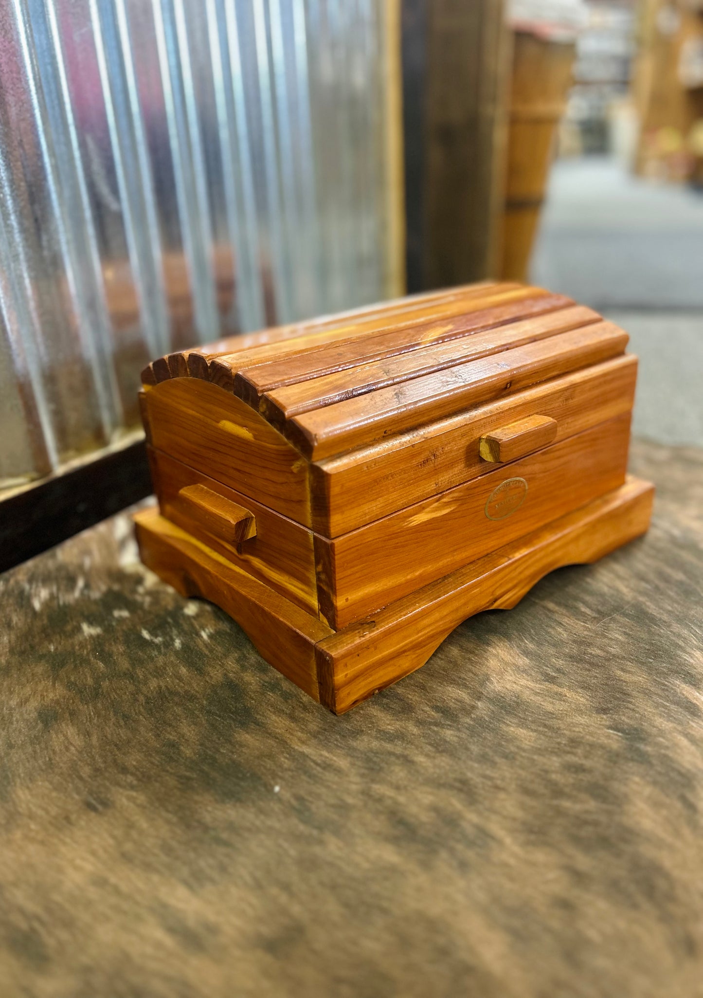 Very Old Hand Made Cedar Chest