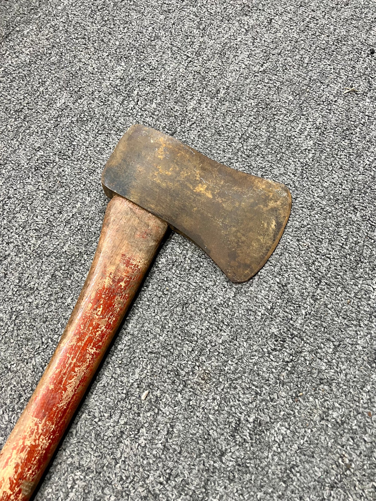 Single Bit Axe with Red Handle 32"