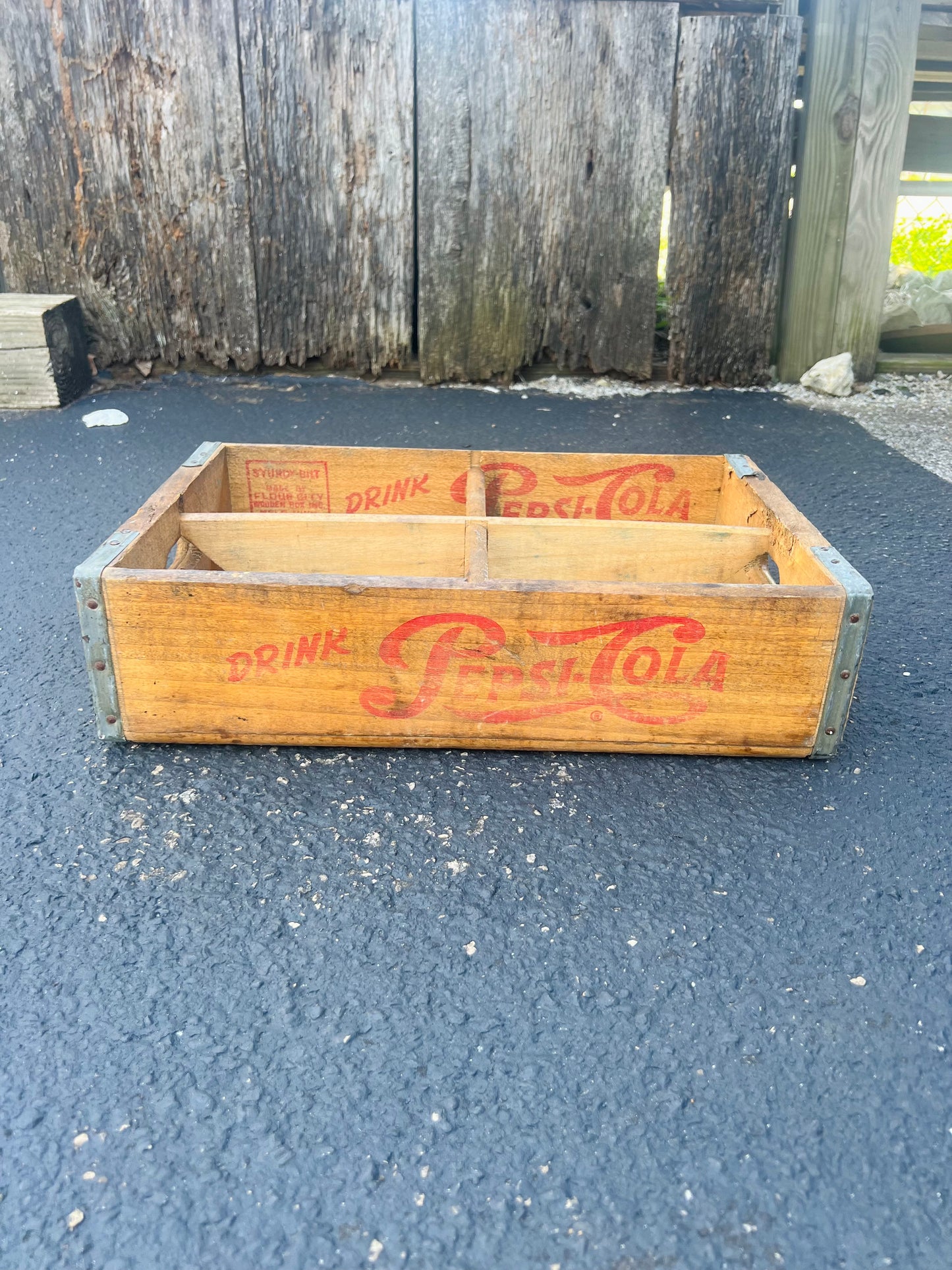 Vintage Drink Pepsi Cola Wood Crate - Louisville, KY