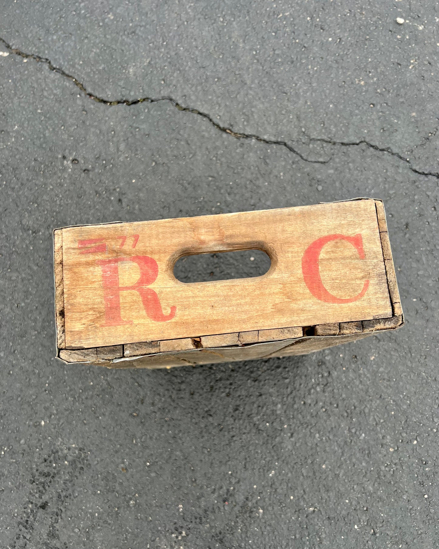 RC Royal Crown Cola Wood Crate