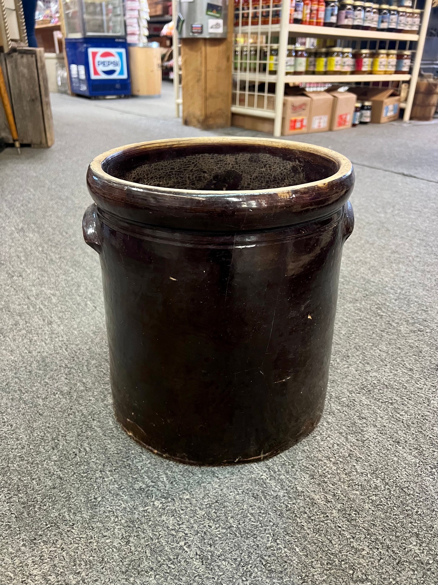 Antique Brown Number 4 Crock