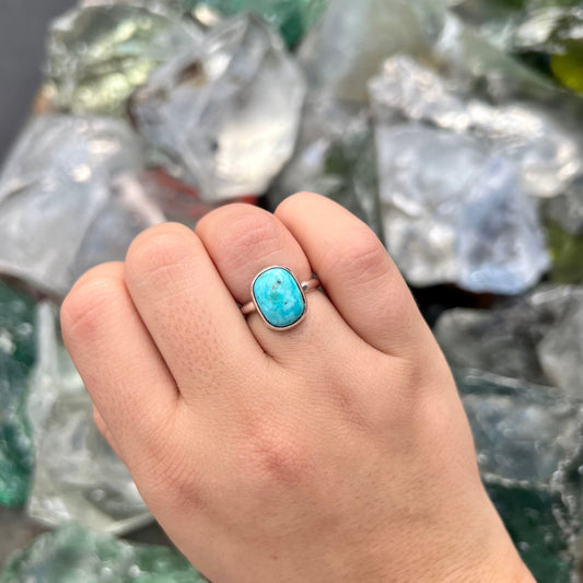 Squared Up Turquoise Ring