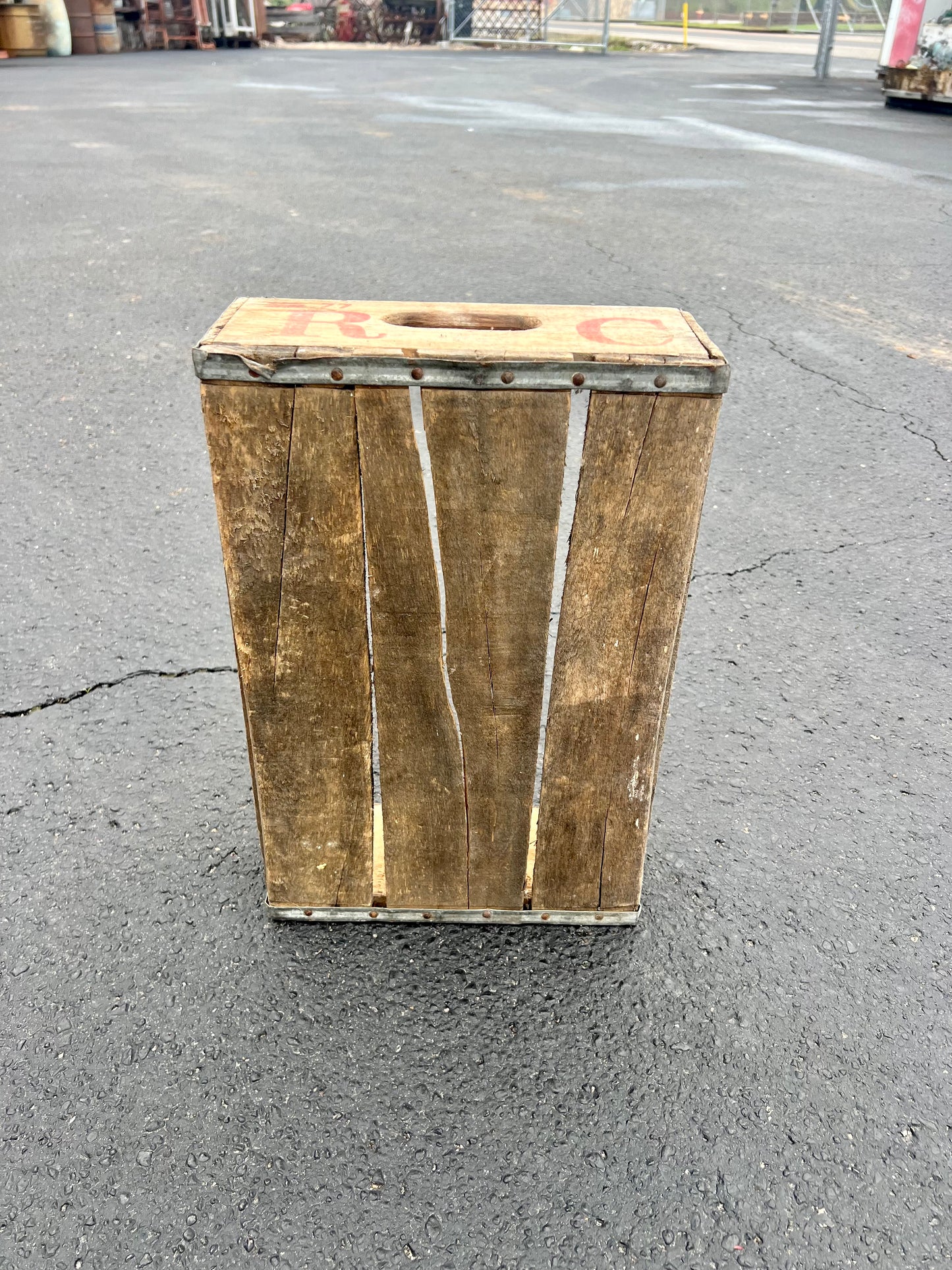RC Royal Crown Cola Wood Crate