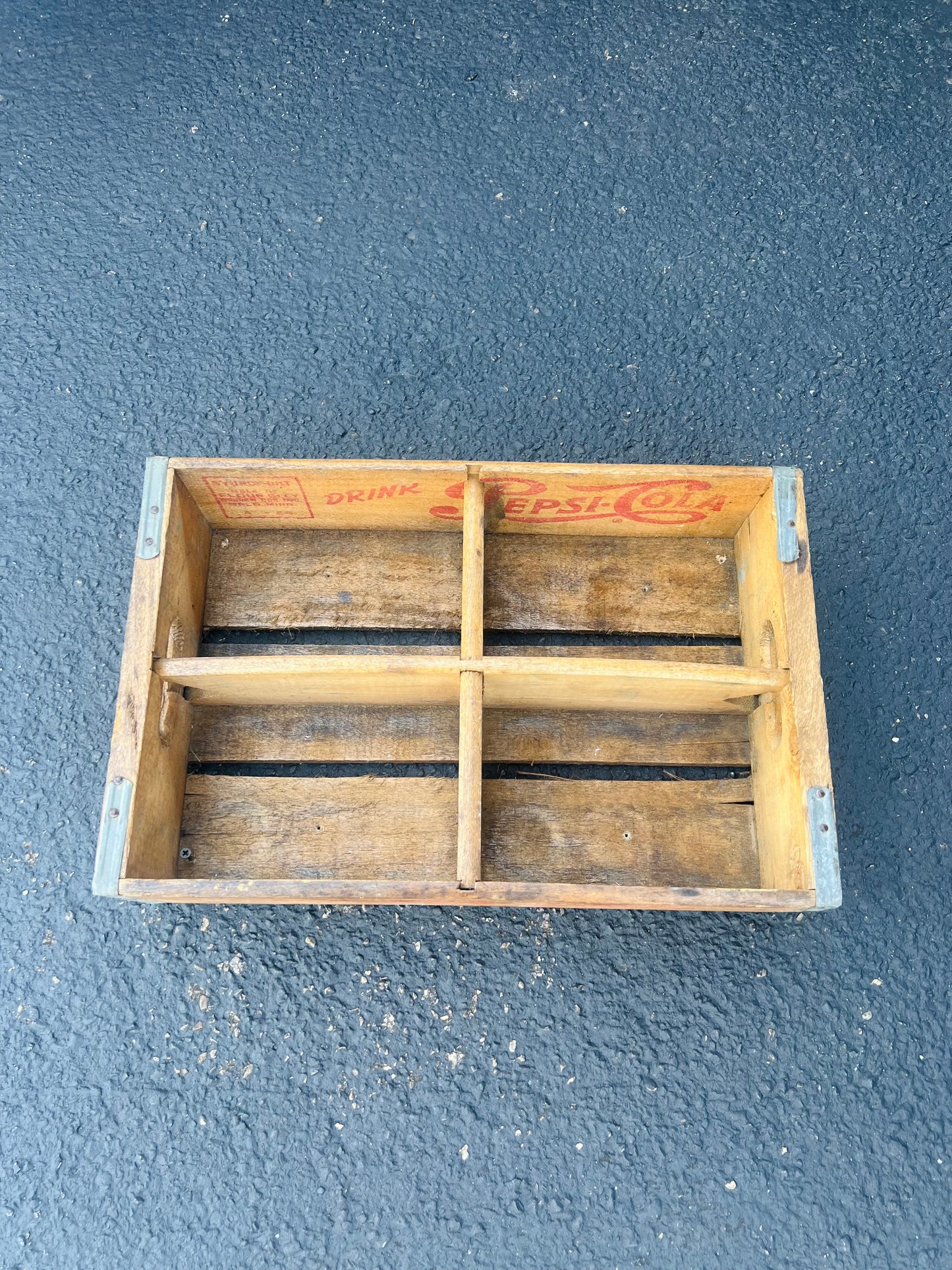 Vintage Drink Pepsi Cola Wood Crate - Louisville, KY