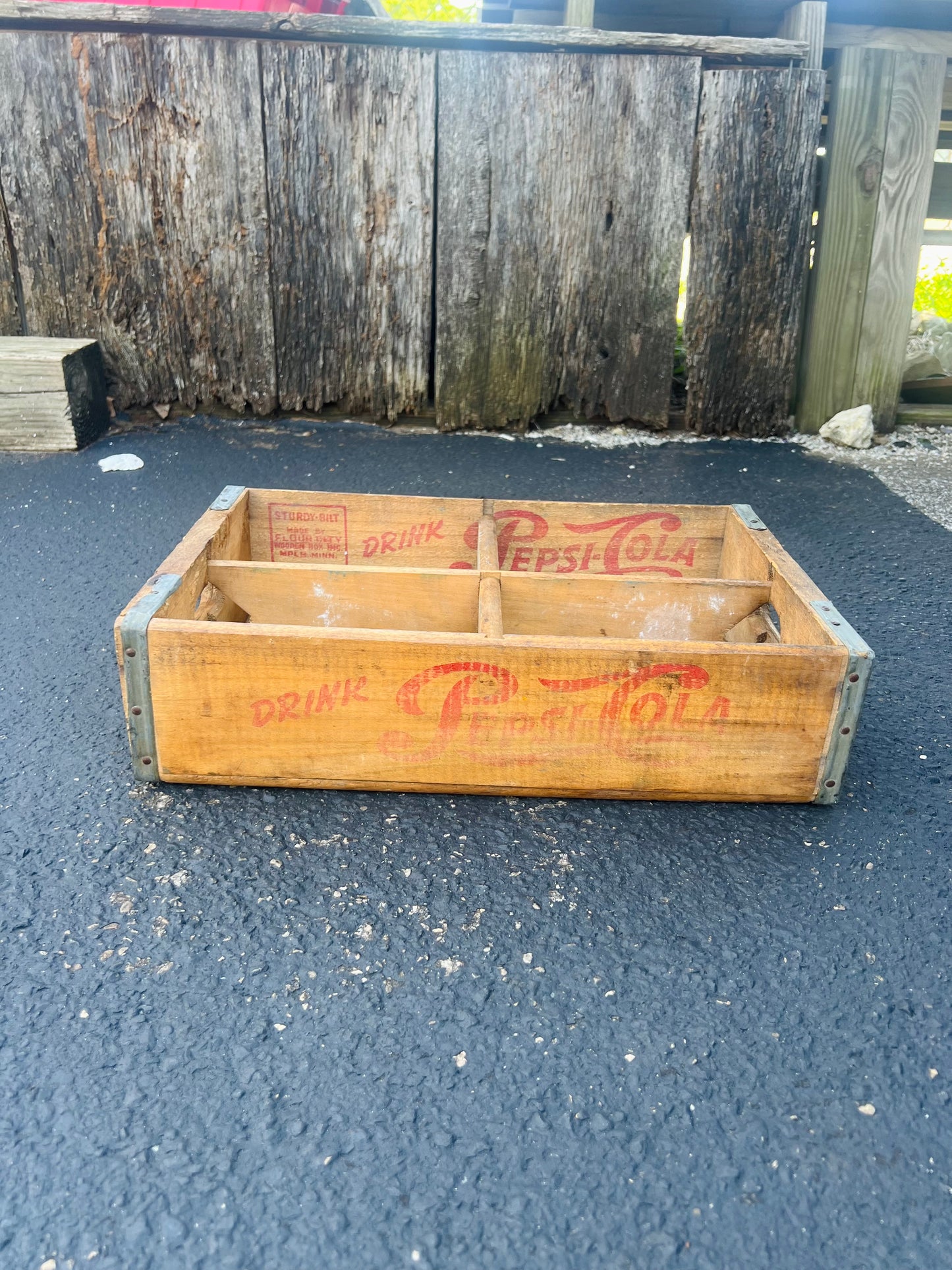 Vintage Drink Pepsi Cola Wood Crate - Louisville, KY