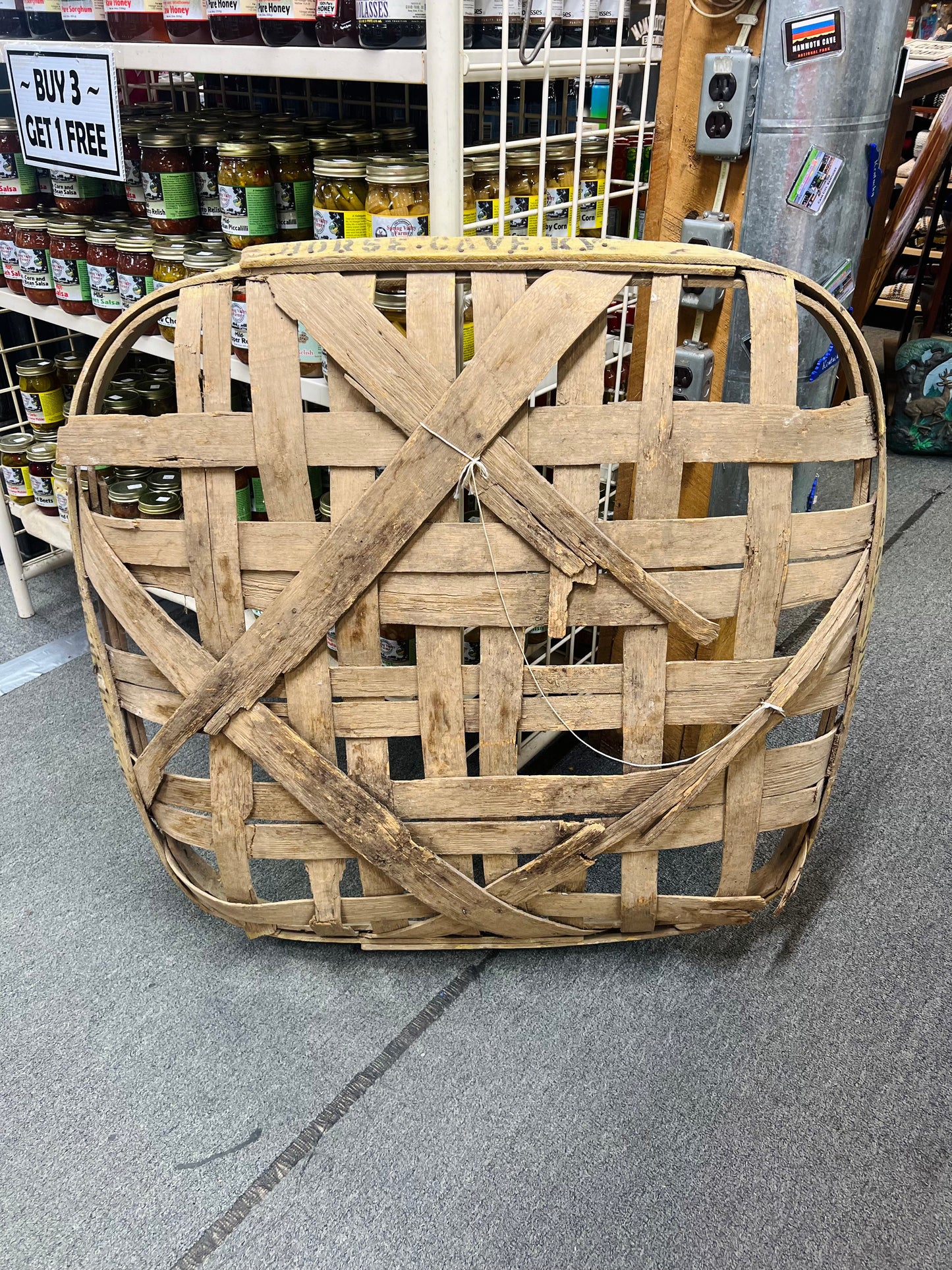 Vintage Tobacco Basket Horse Cave, Kentucky