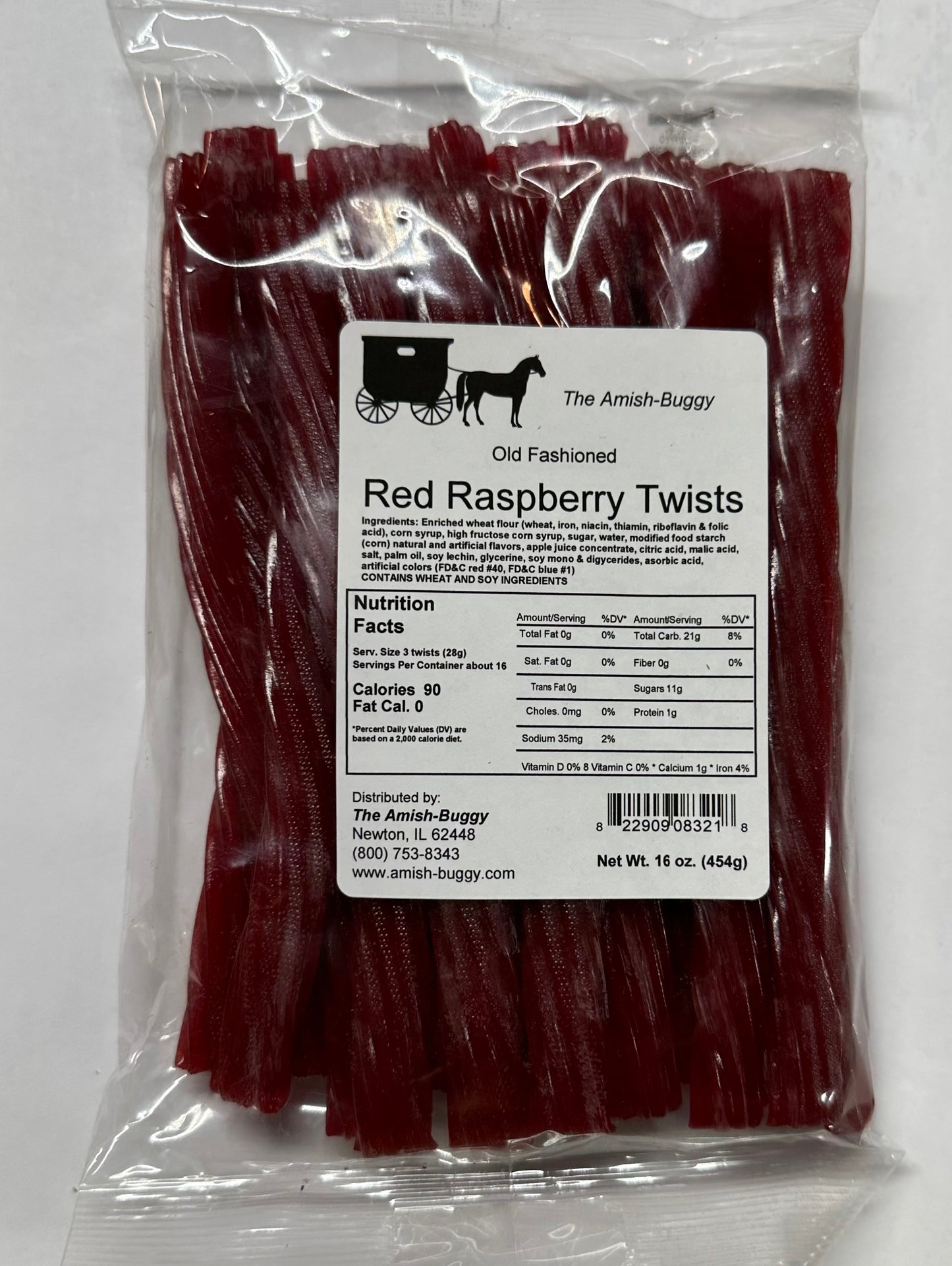 Red Raspberry Licorice Twists