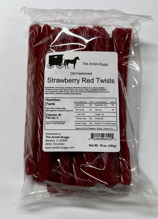 Strawberry Red Licorice Twists