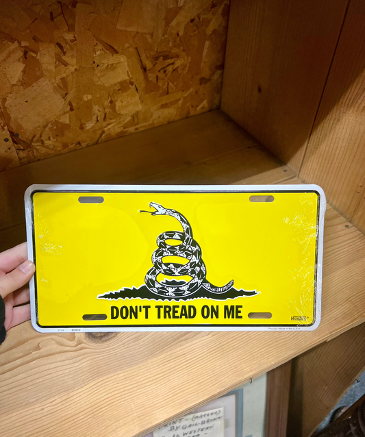 Don't Tread On Me License Plate