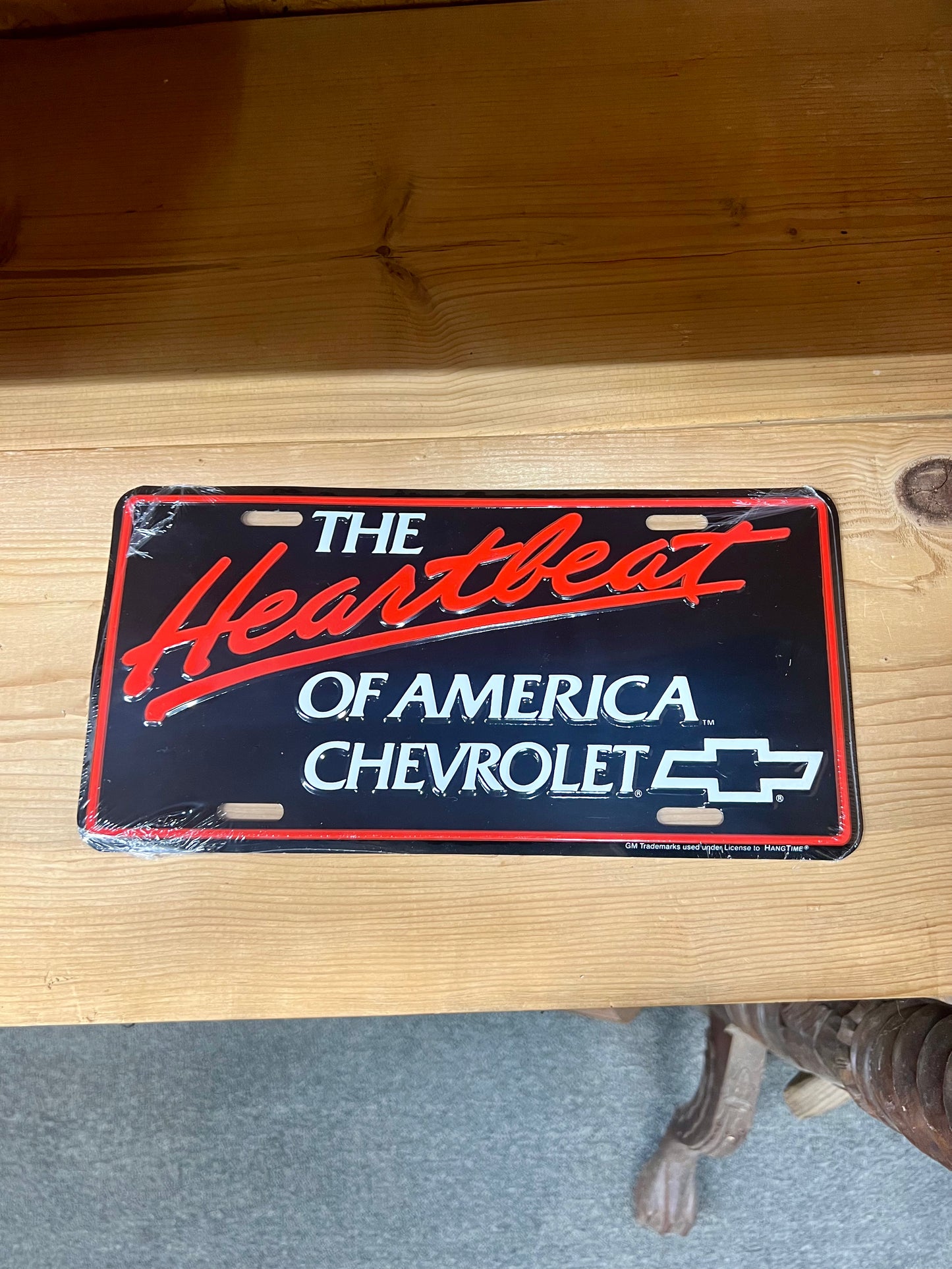 Chevy Heartbeat License Plate