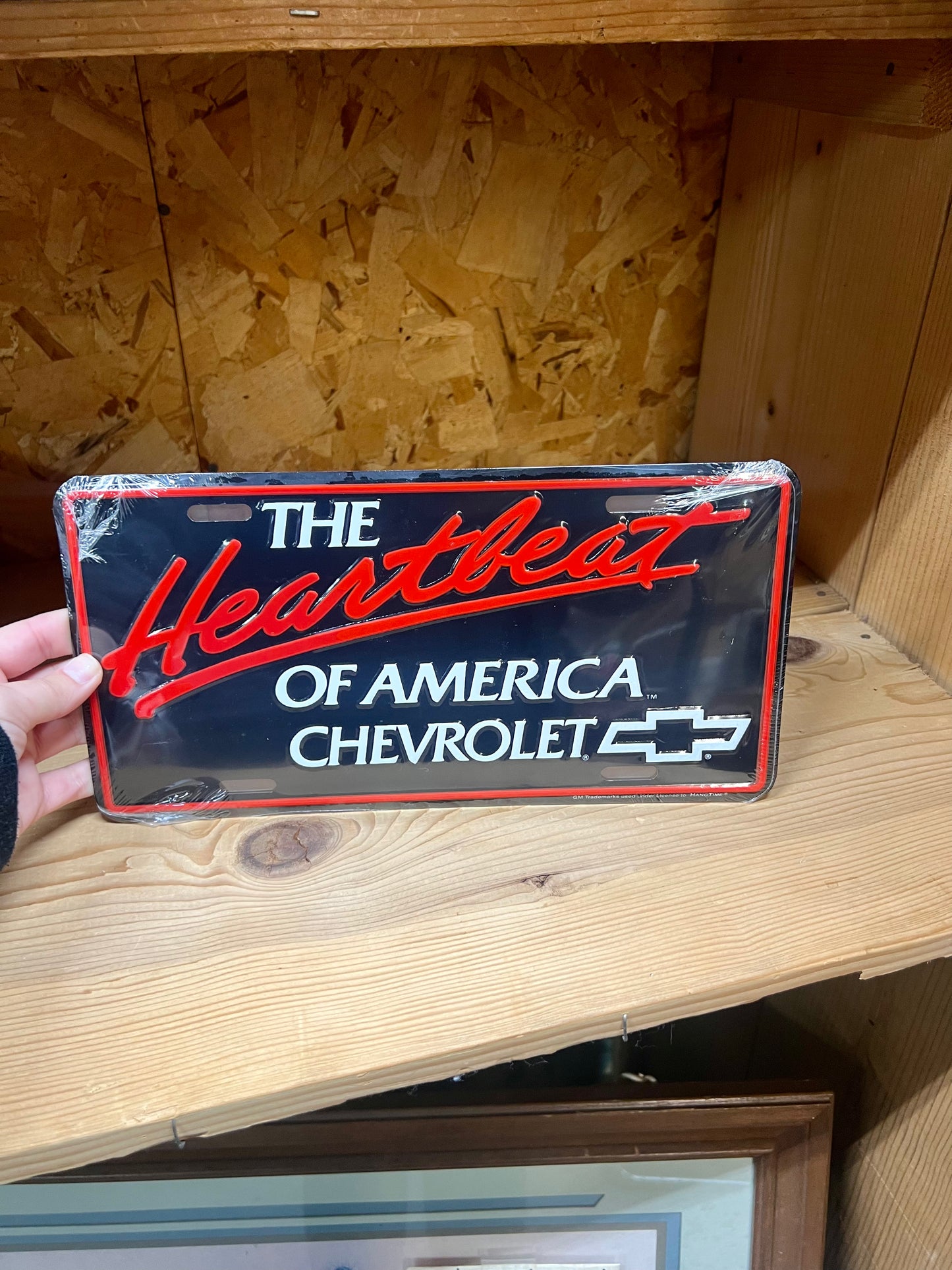 Chevy Heartbeat License Plate