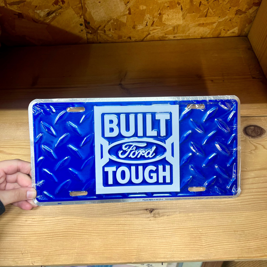 Built Ford Tough License Plate