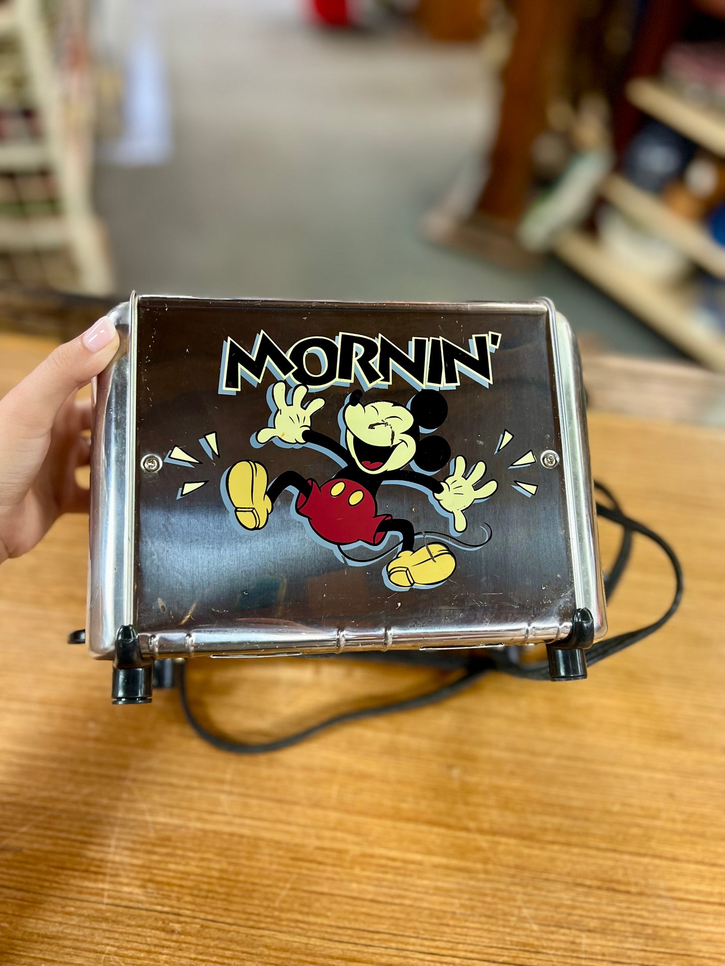 Vintage VillaWare Mickey Mouse Morning 2 Slice Toaster