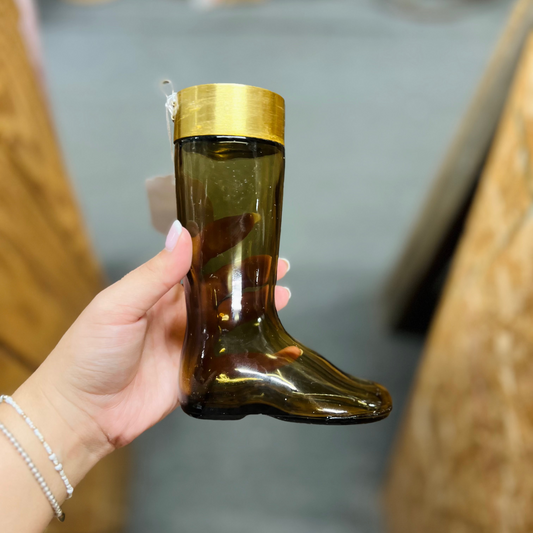 Vintage Avon Amber Boot