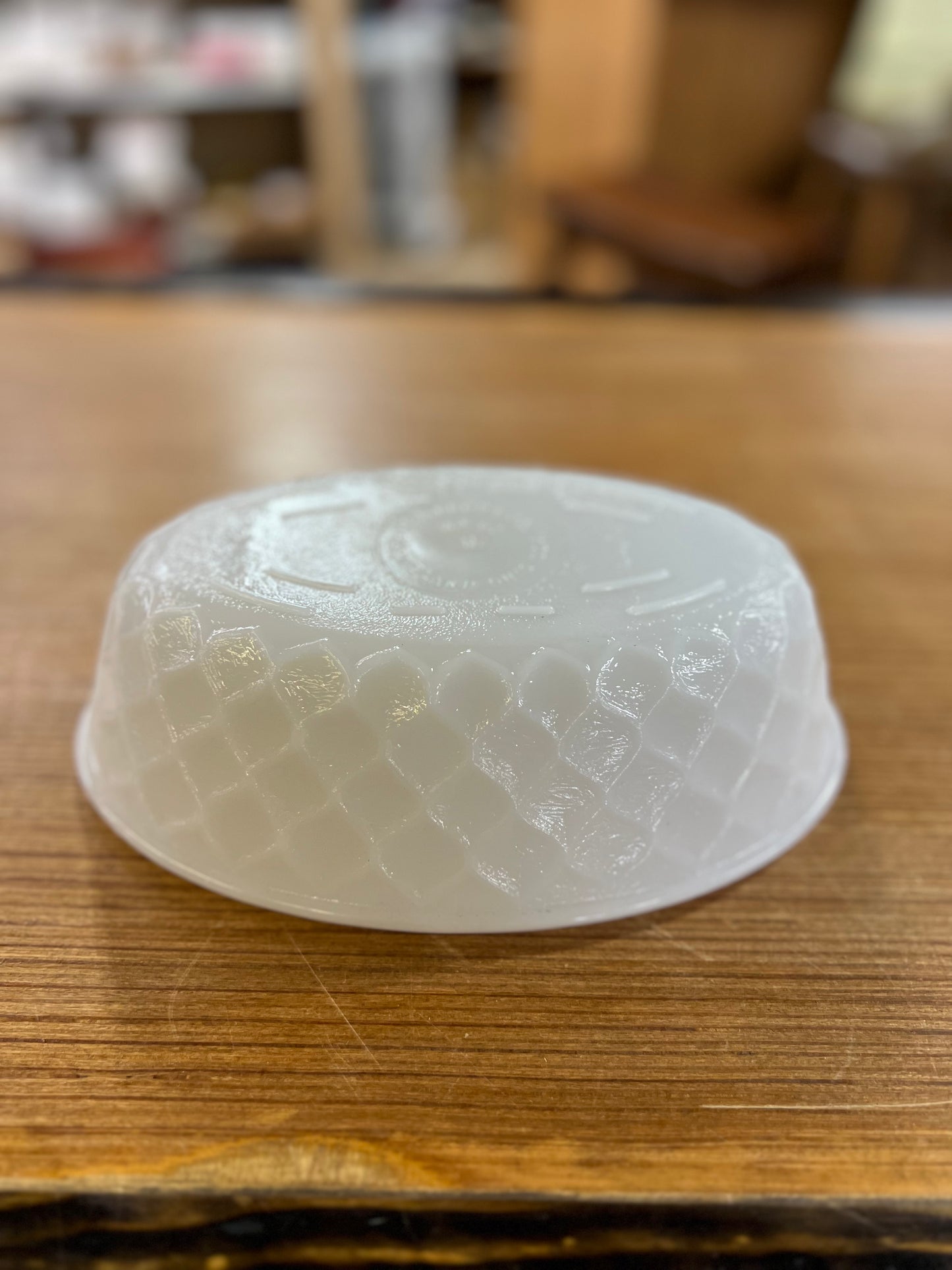 Vintage E.O. Brody Co Milk Glass Candy Dish - Oval