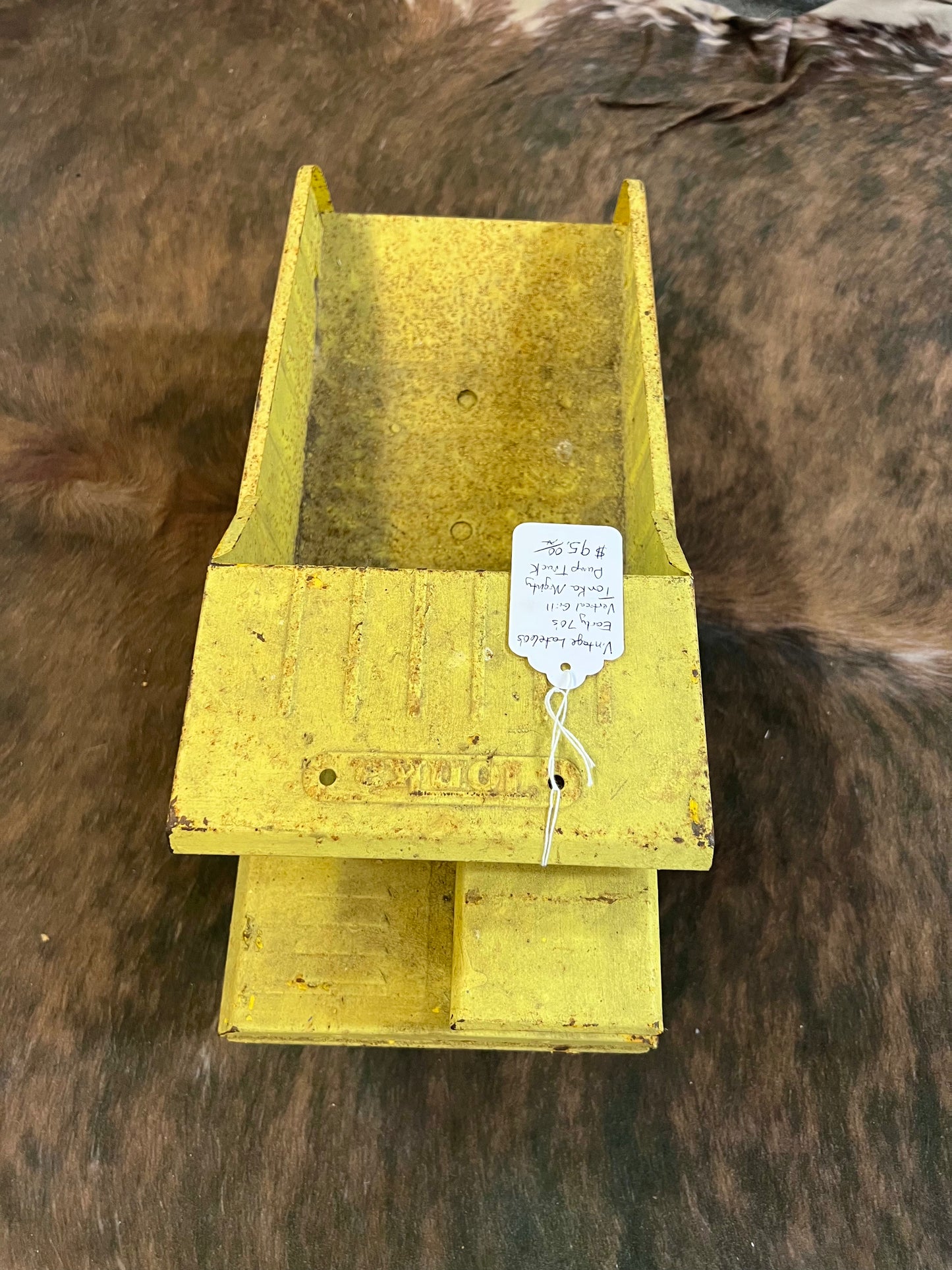 Vintage Late 60's Early 70's Vertical Grill Tonka Mighty Dump Truck