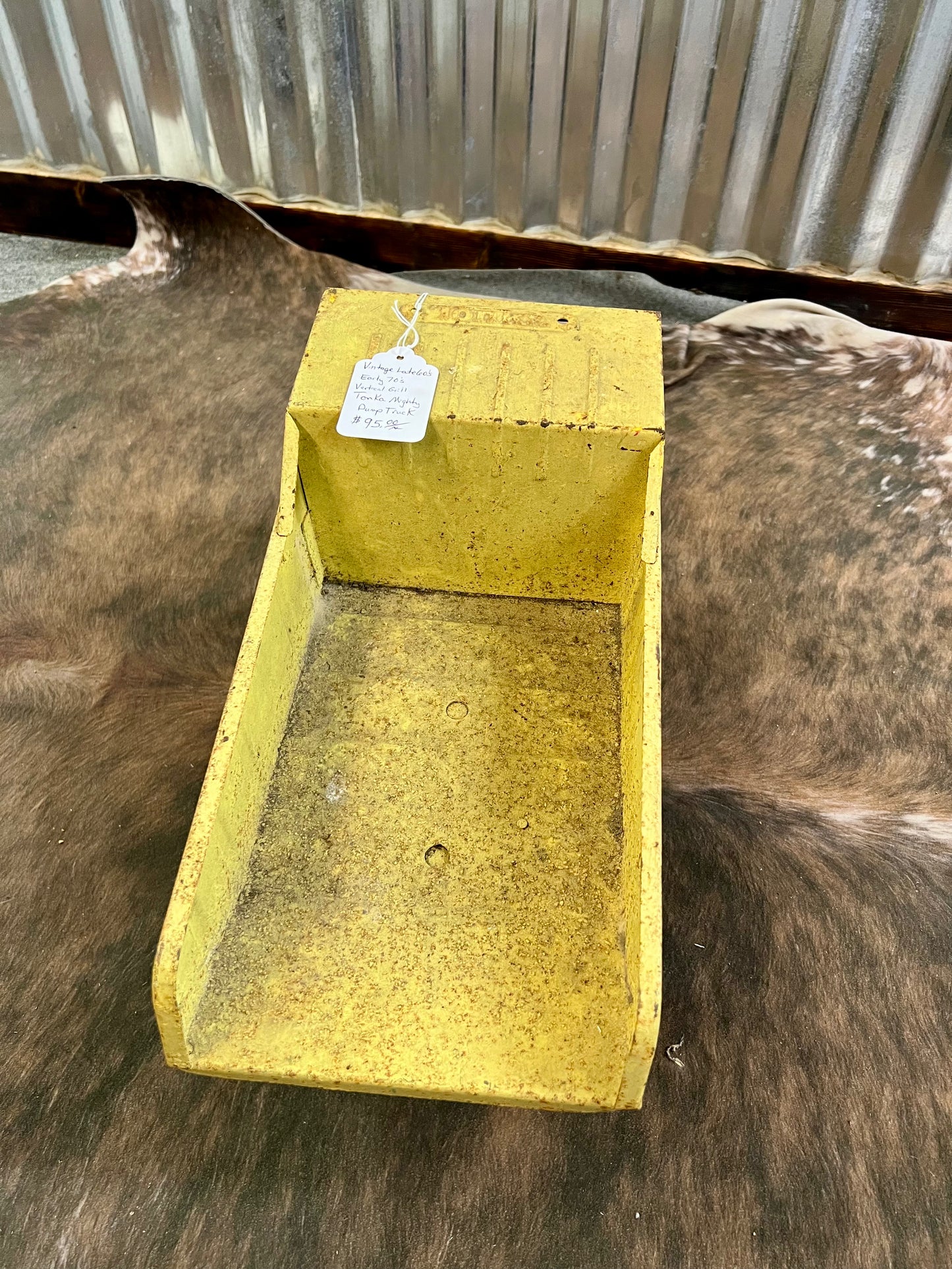 Vintage Late 60's Early 70's Vertical Grill Tonka Mighty Dump Truck