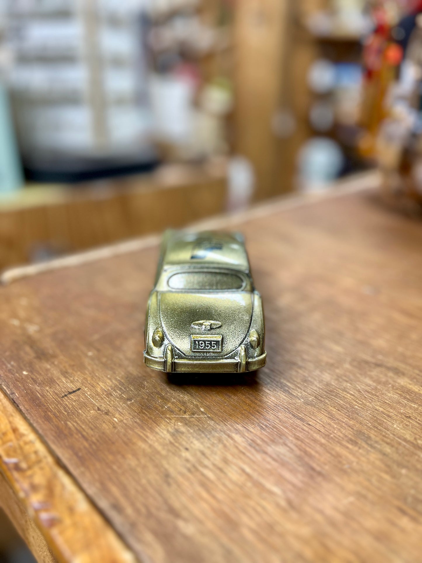 Vintage 1955 Jaguar Metal Coin Bank Banthrico © 1974