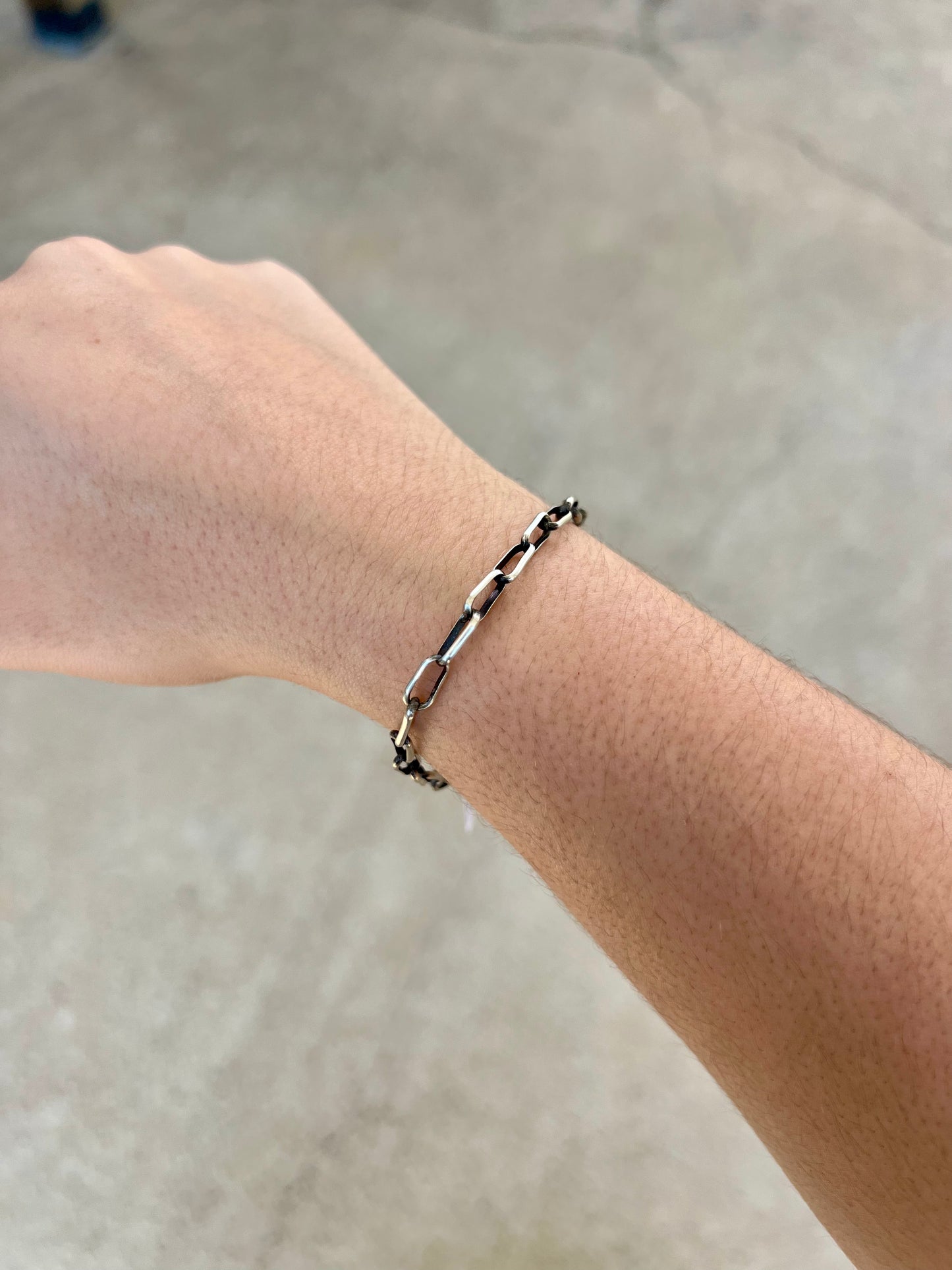 Sterling Silver Chain Link Bracelet