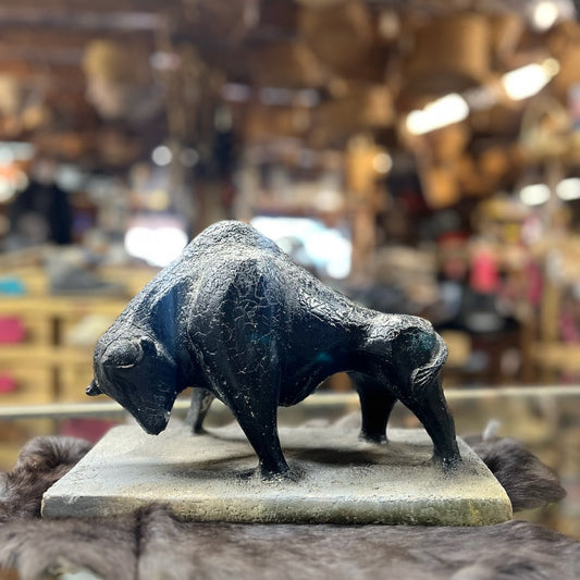 Fighting Bull Bookend