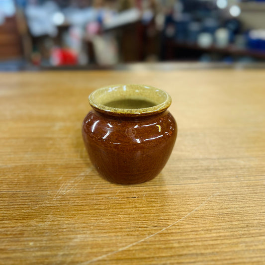 Vintage HEINZ 57 Mustard Crock Stoneware Bean Pot