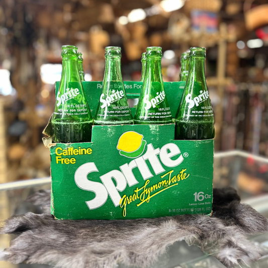 Vintage Sprite Eight Pack Glass Bottles