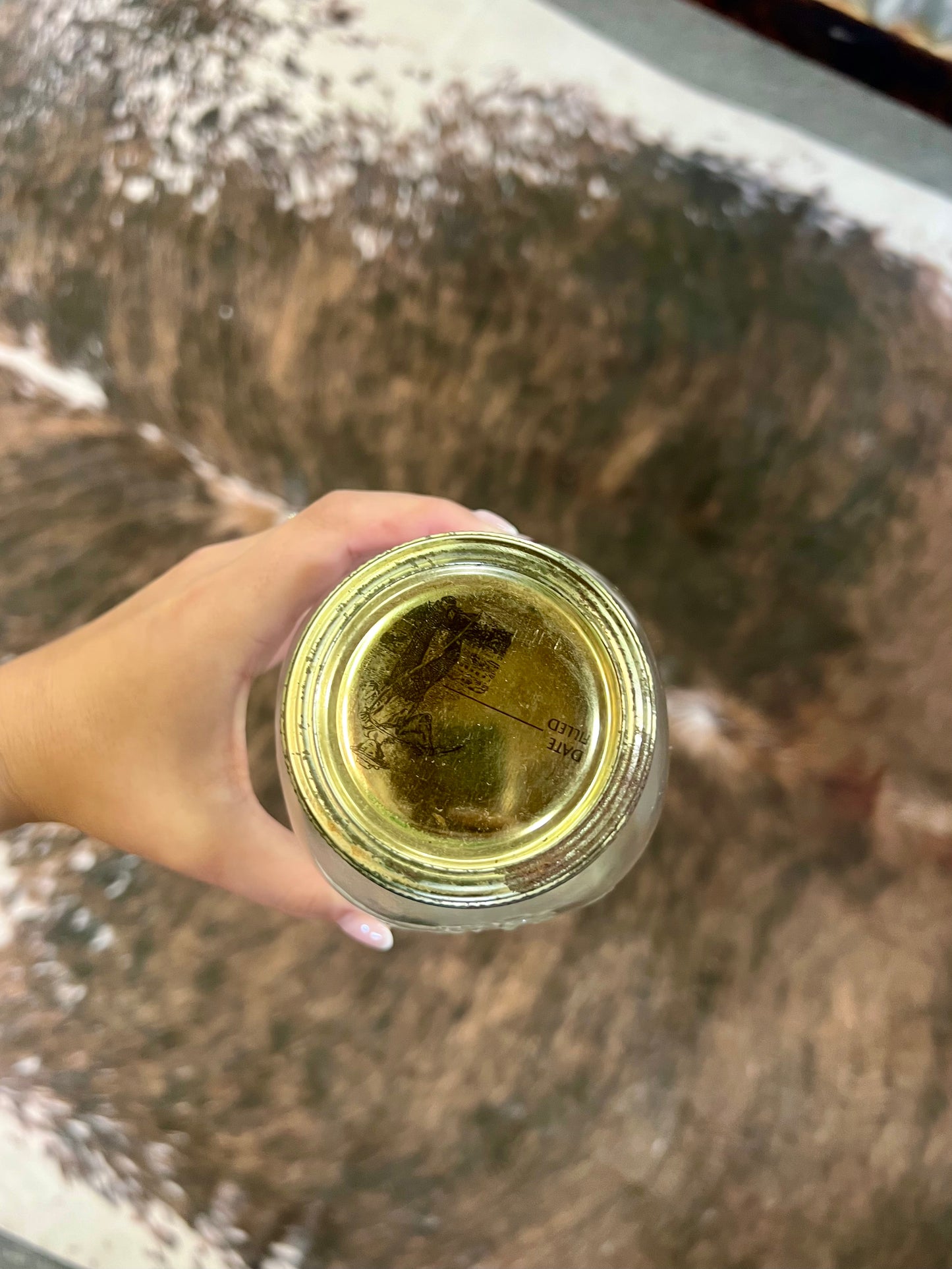 Mason Jar with Liberty Bell 1776 - 1976