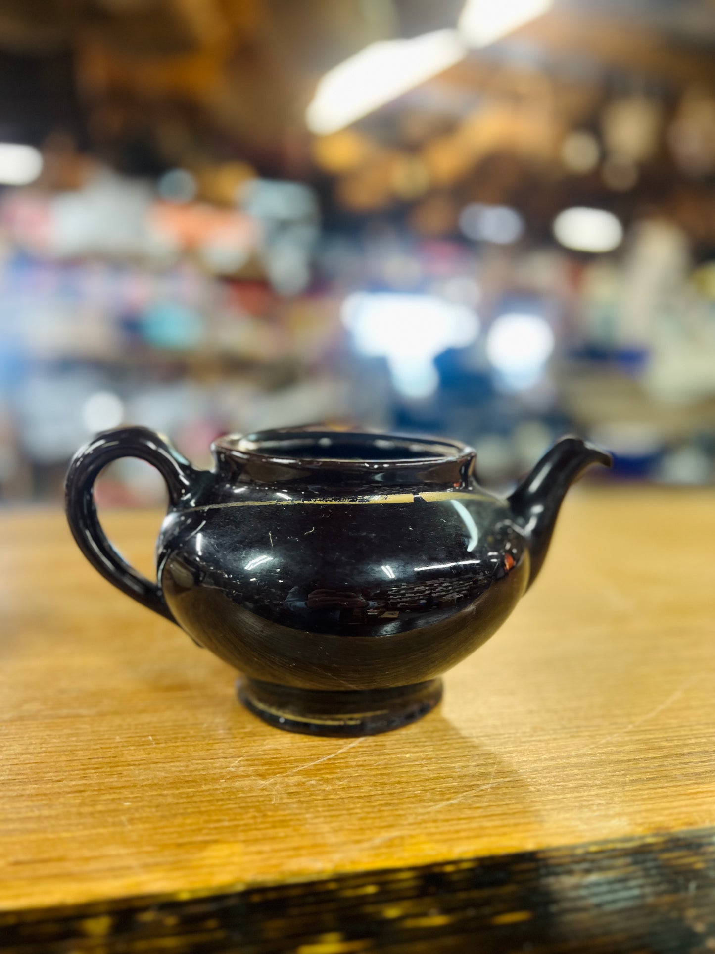 Vintage Royal Canadian Art Pottery Hamilton Canada Royal Dripless Brown Teapot