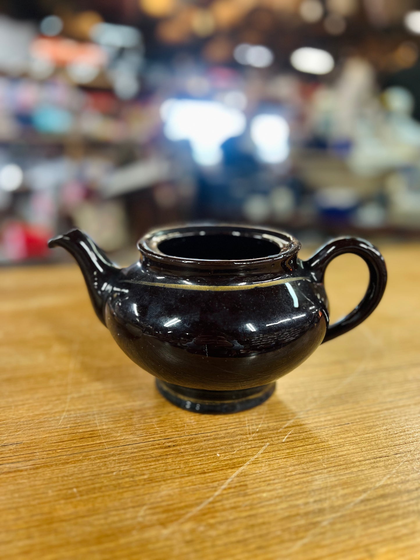 Vintage Royal Canadian Art Pottery Hamilton Canada Royal Dripless Brown Teapot