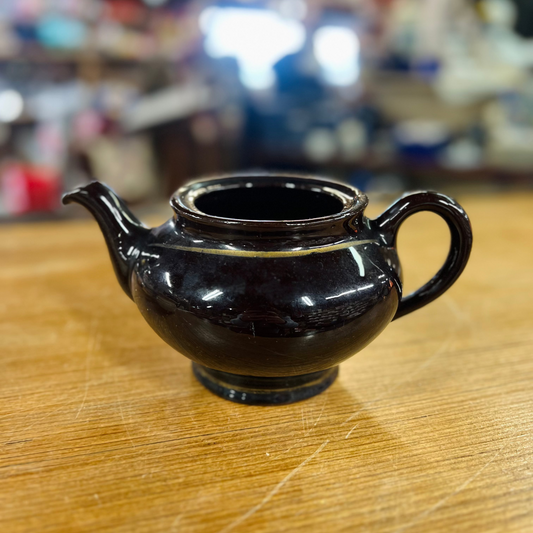 Vintage Royal Canadian Art Pottery Hamilton Canada Royal Dripless Brown Teapot