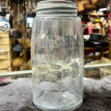 Masons Quart Glass Jar 1858