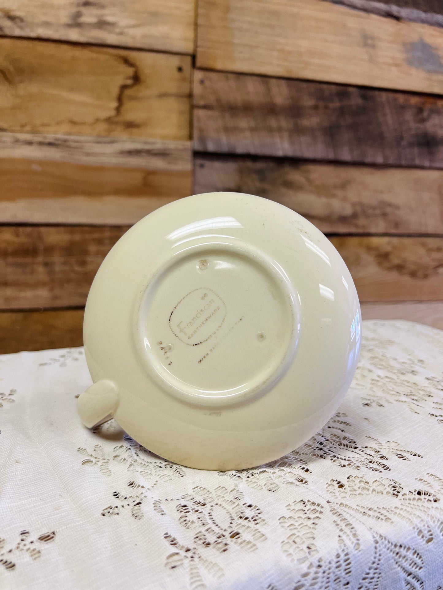 Vintage 1960s Franciscan Daisy Gravy Boat