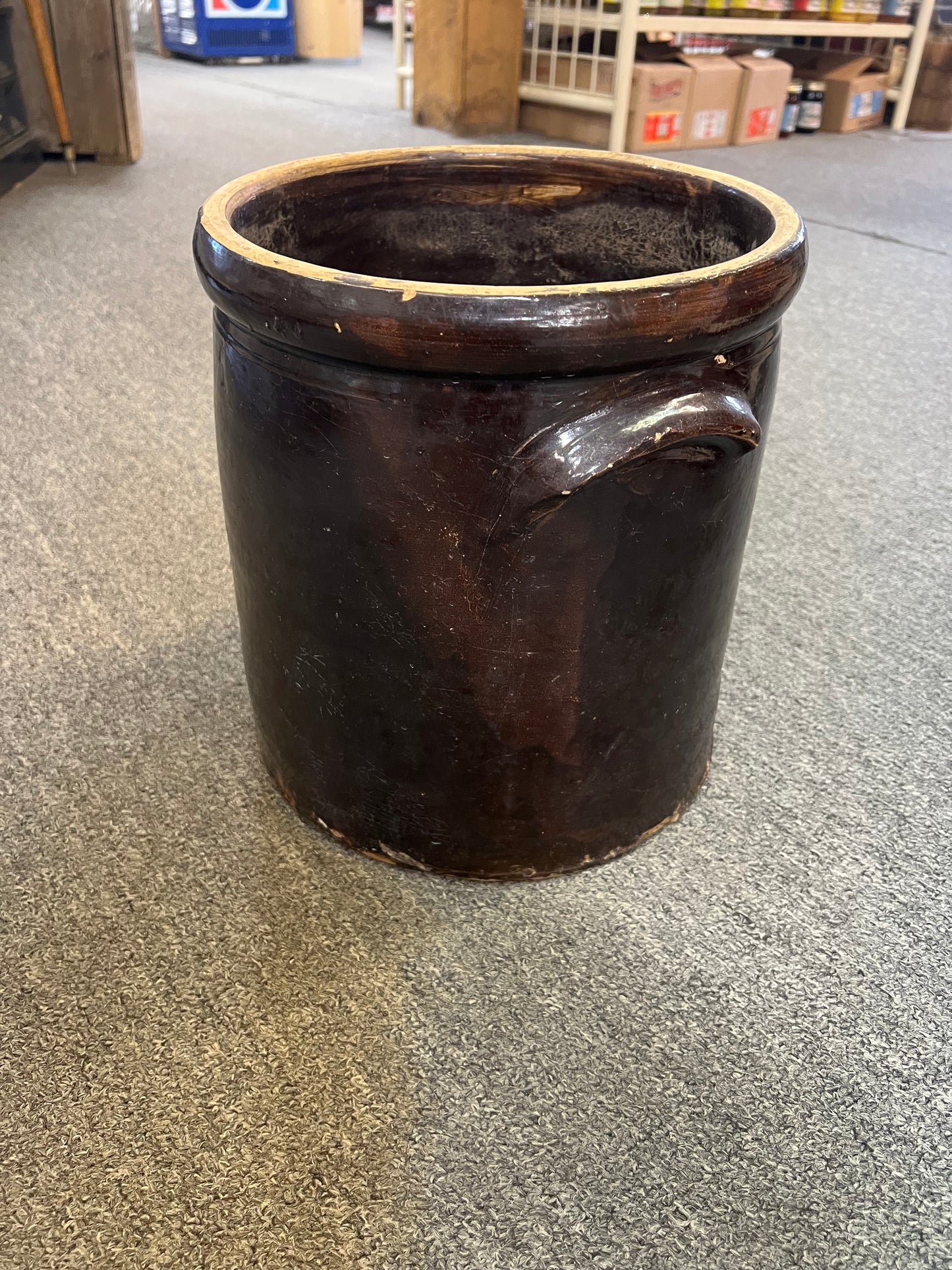 Antique Brown Number 4 Crock