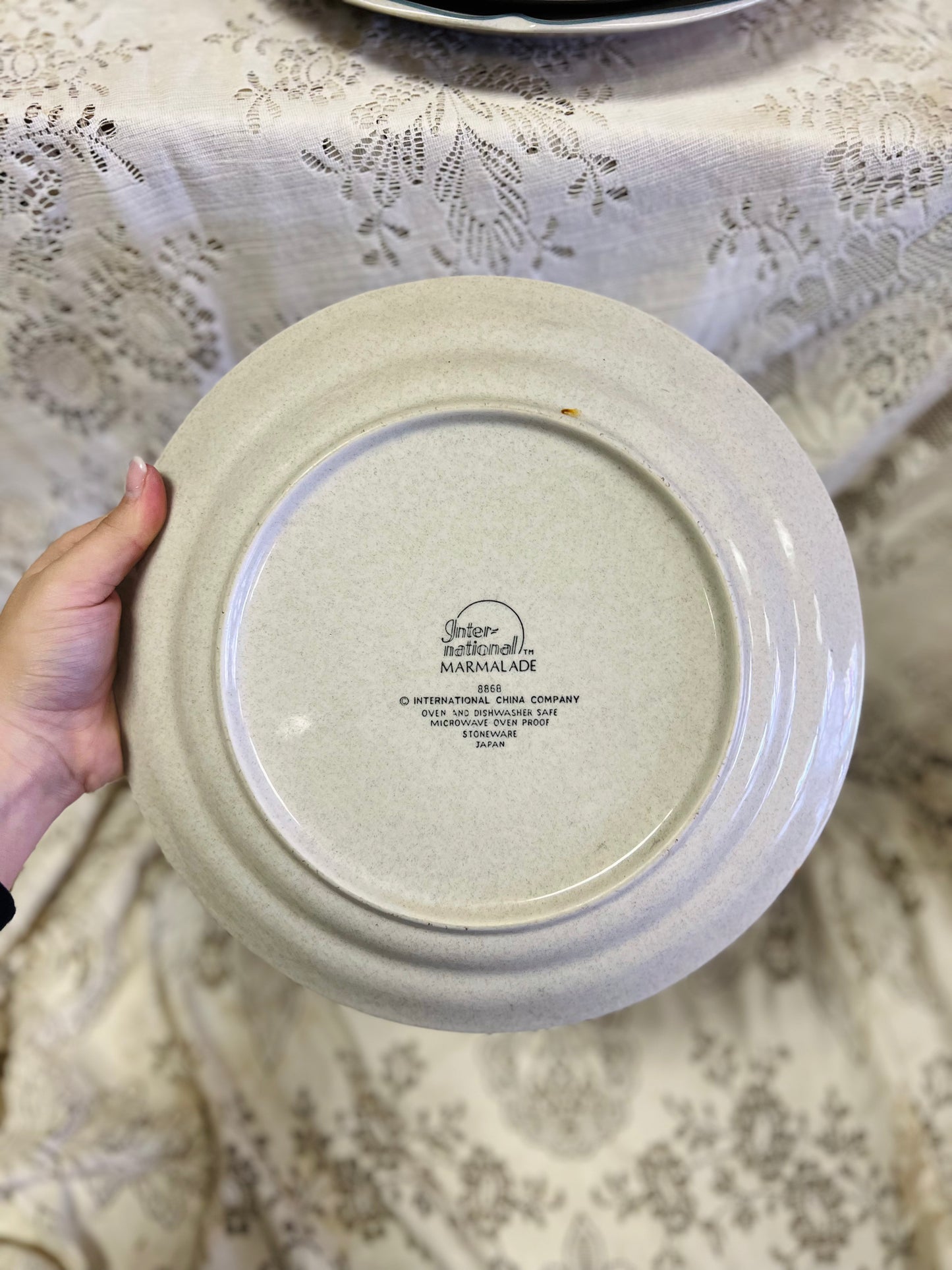 Vintage International Marmalade Geese Dinner Plates - Set of 6