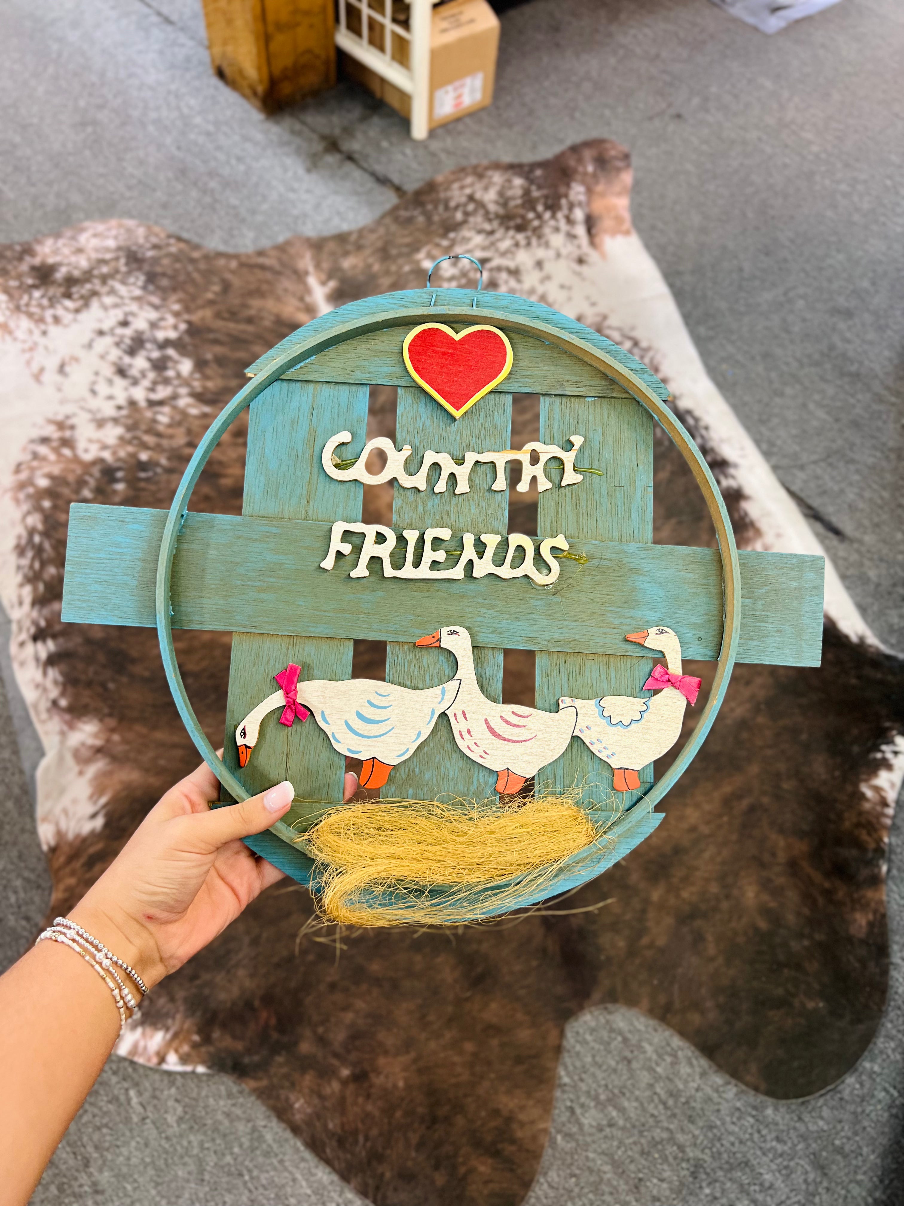 Weldon Rach Sign Country Friends Goose Sign – The Olde General Store