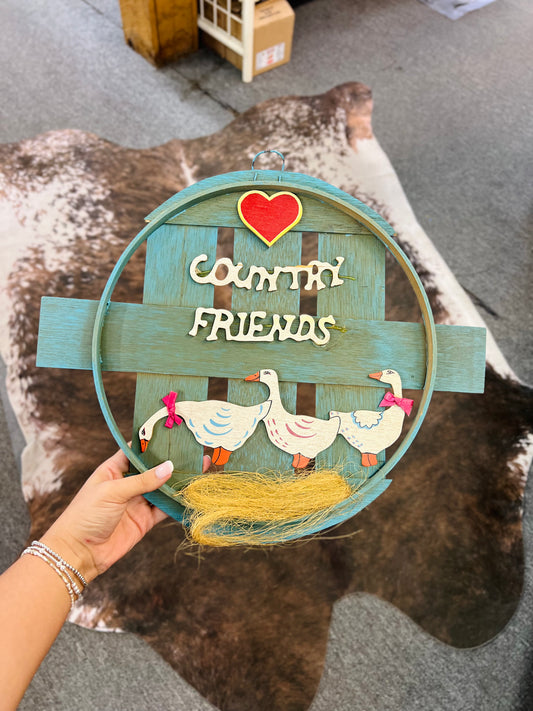 Country Friends Goose Sign