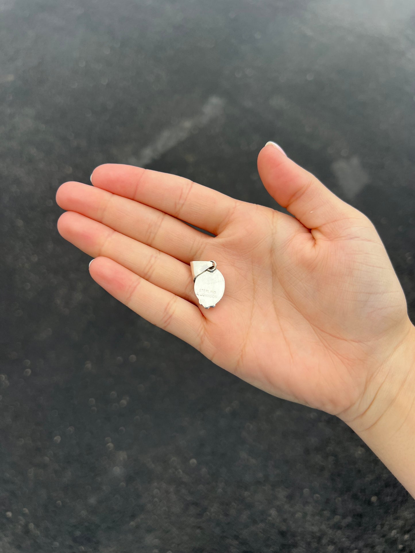 The Blair Genuine Kingman Turquoise Sterling Silver Pendant