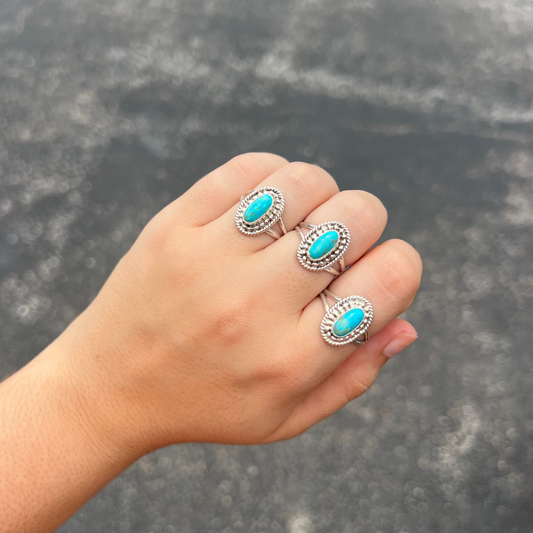 The Bryson Kingman Turquoise Sterling Silver Ring