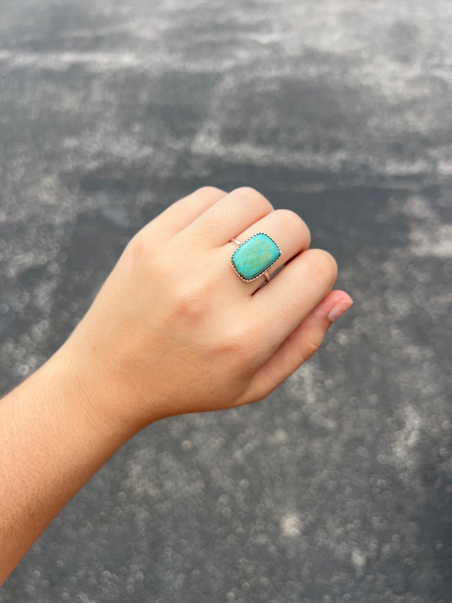 The Kati Kingman Turquoise Sterling Silver Ring