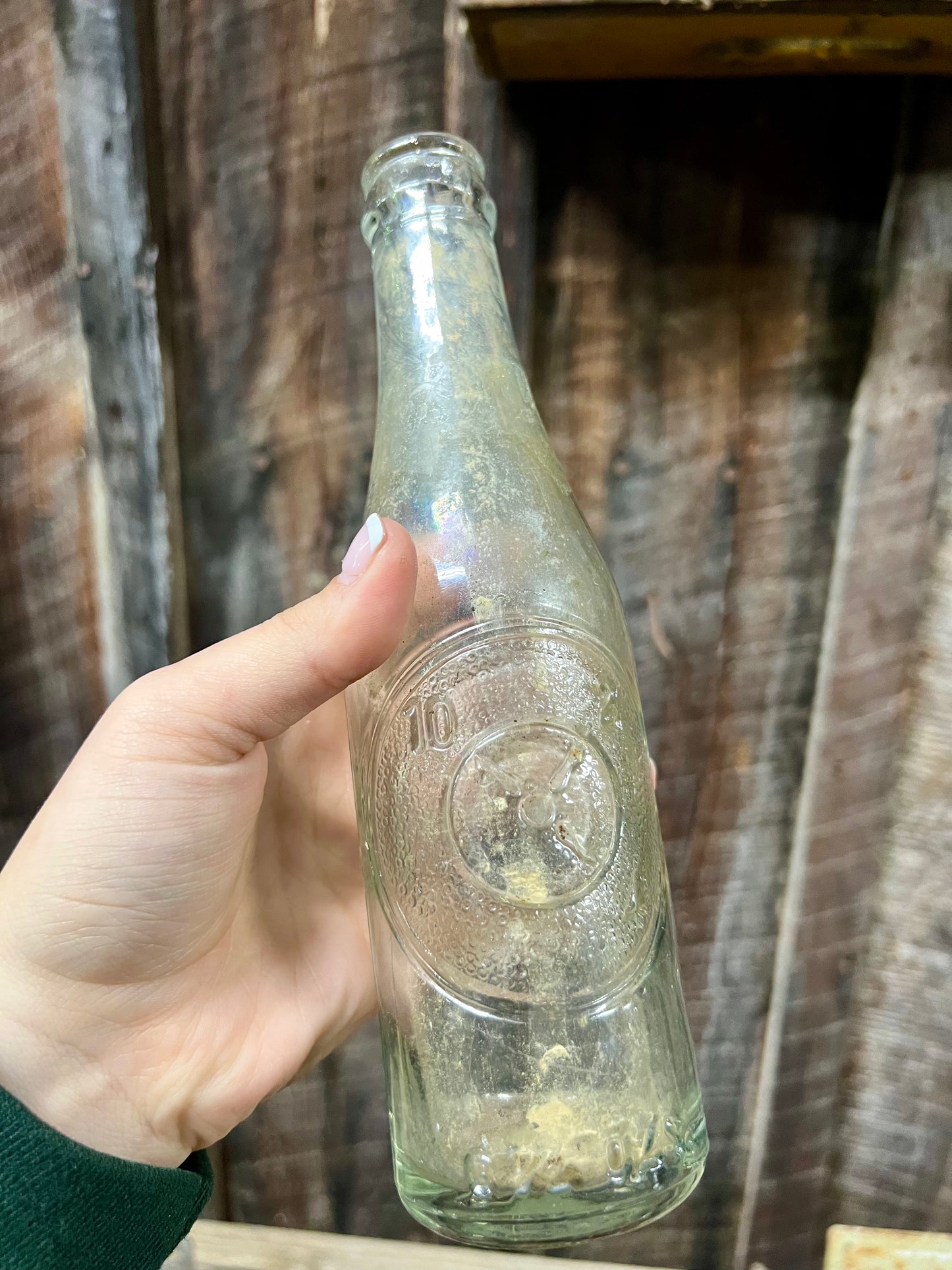 Vintage Dr Pepper Bottle "Good for life" Embossed 6 1/2 oz 10-2-4