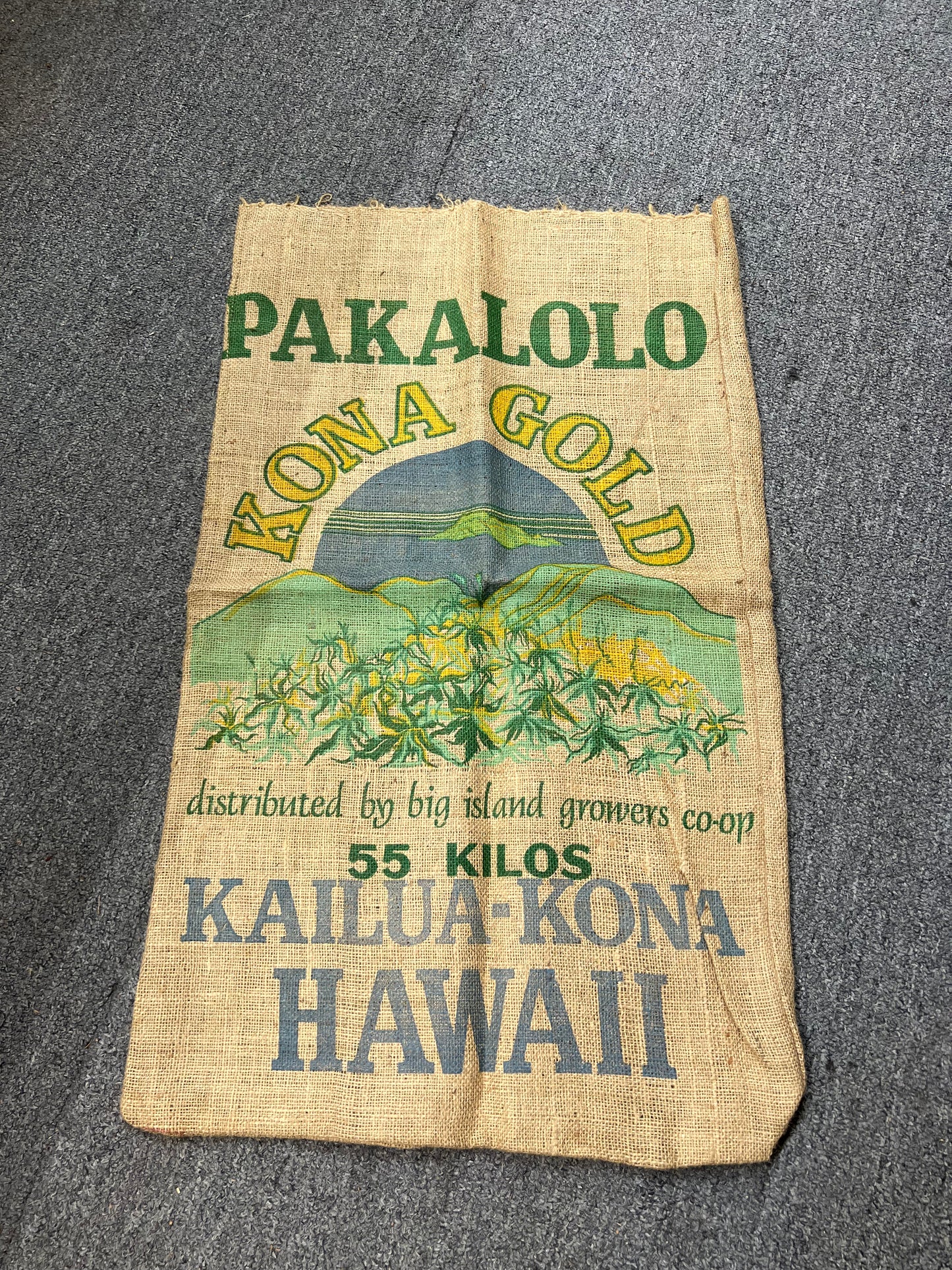 Kona Gold Pakalolo Kailua-Kona Hawaii Buralp Sack