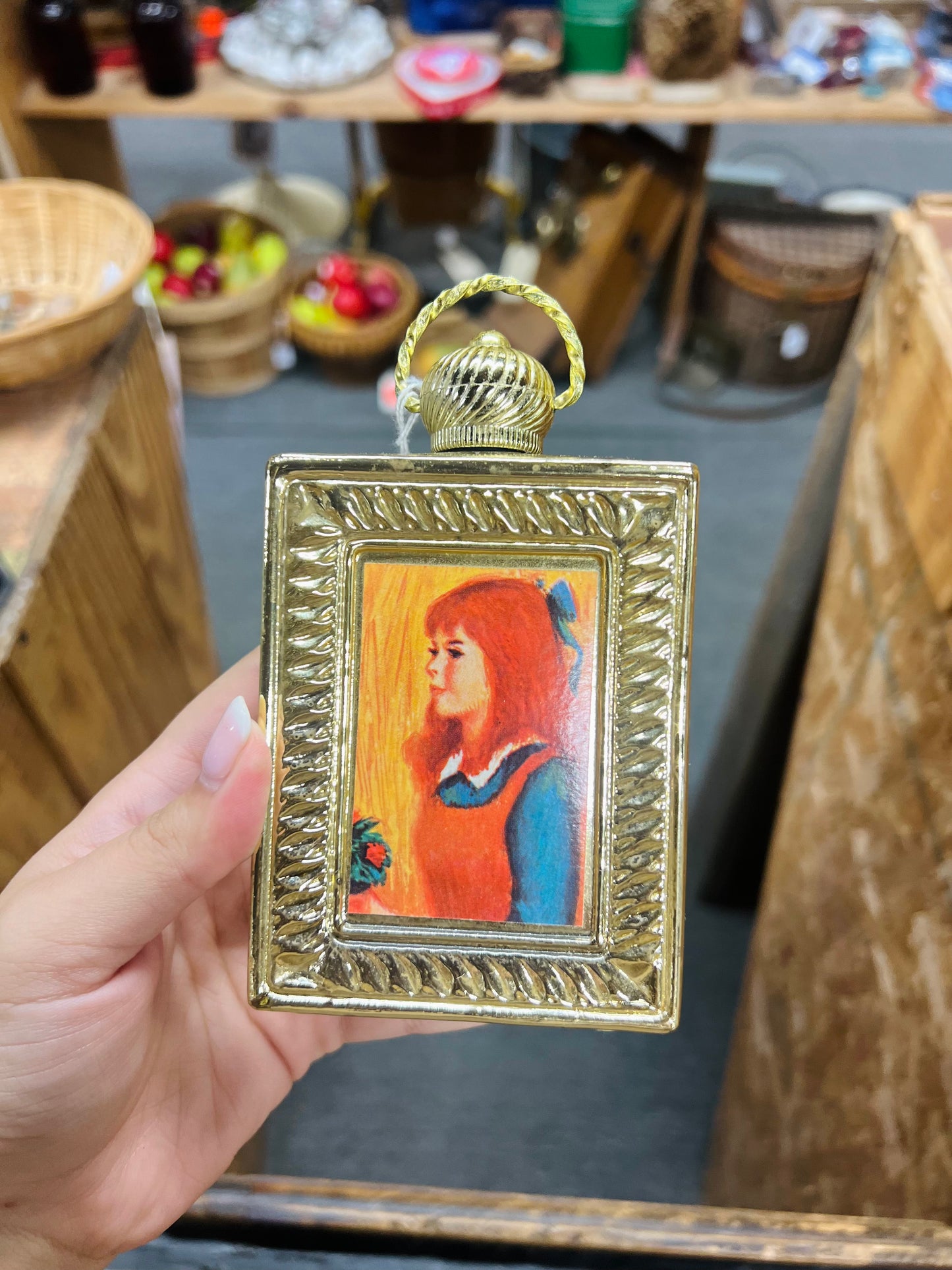 Vintage Avon Picture Frame with Stand & Box!