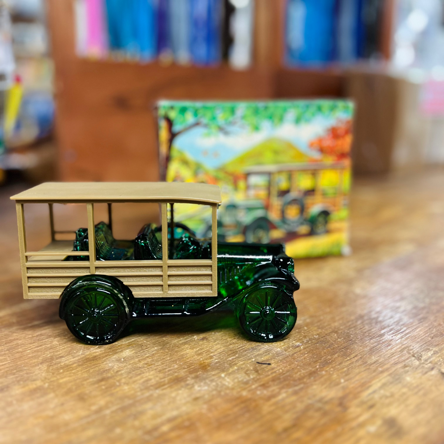 Vintage Avon Station Wagon Full Decanter - With box